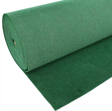 Rolo Fechado 100m² - Carpete Eventos Verde Pigmentado